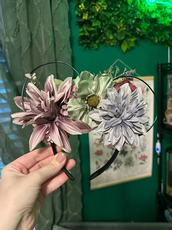 Haunted Mansion Double Sided Floral Ears - Picture 2 of 2